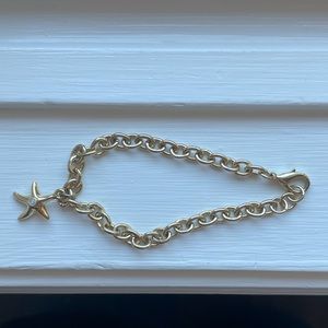 Gold starfish charm bracelet | 3 for $10